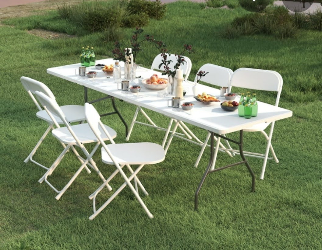 White Folding Chair