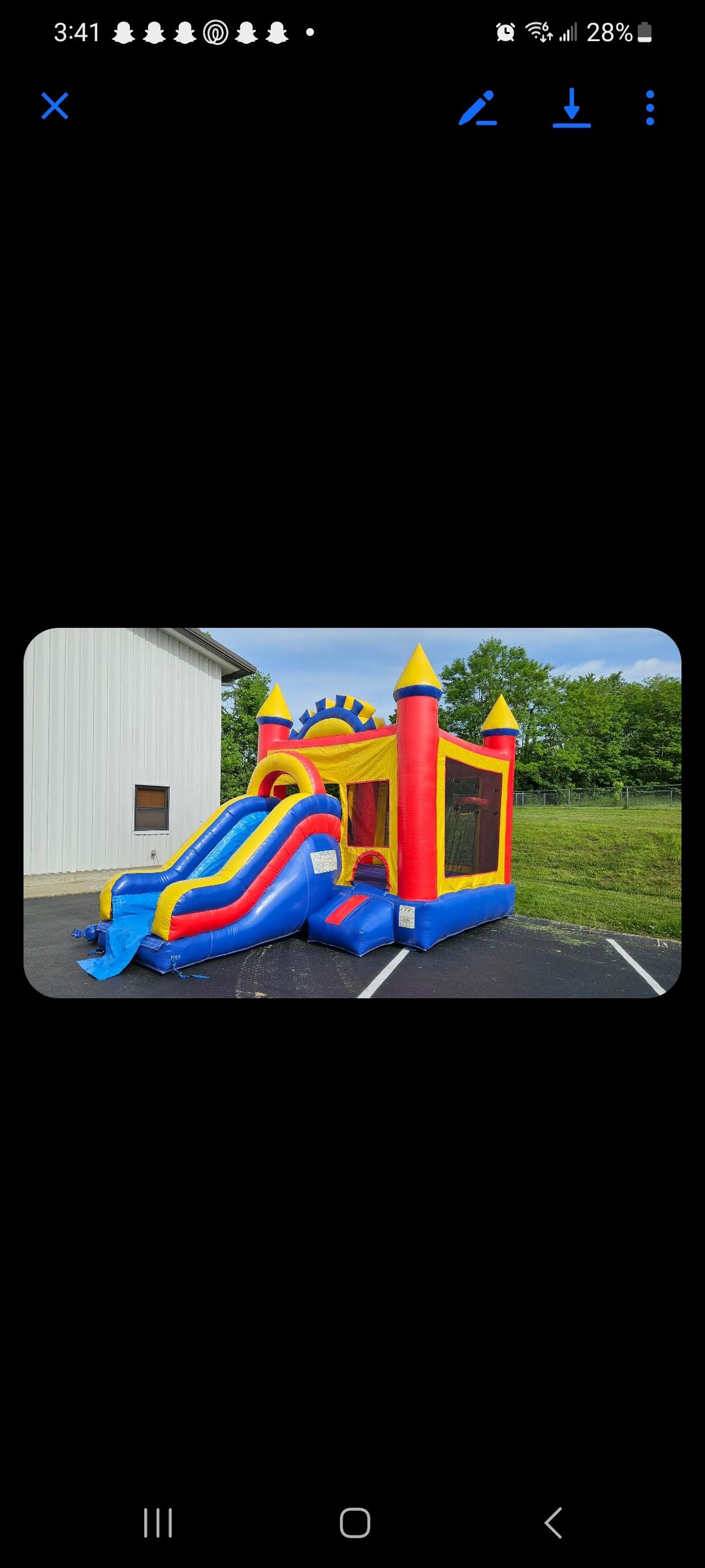 Castle Combo Bounce House & Slide